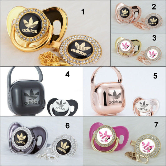 Schnuller Nuckel Box Marken Babyschnuller Babyartikel Geschenkset Schnullerkette