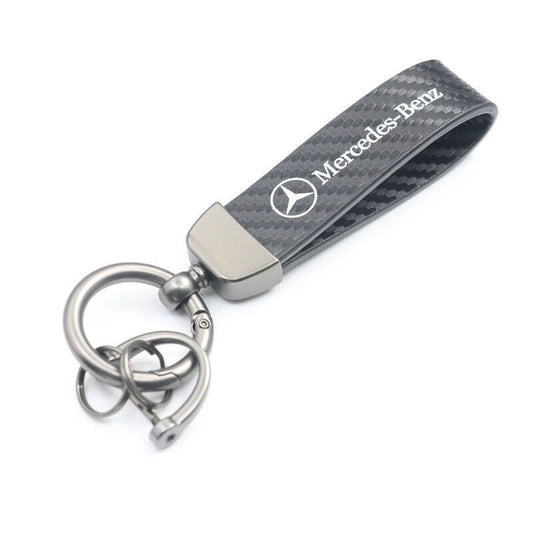 Mercedes Benz Schlüsselanhänger Carbon Optik Edel Hochwertig Daimler Keychain